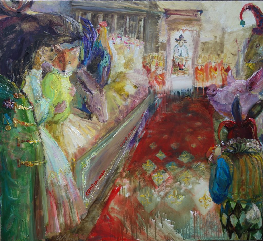 Vilma Vasiliauskaitė, Nusiėmę kaukes, tapybos paveikslas